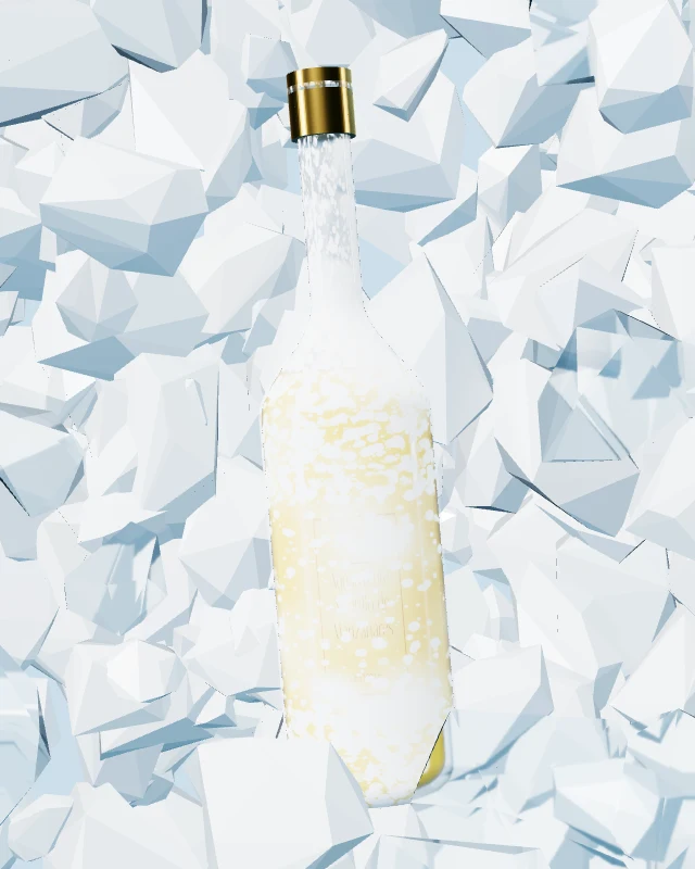 Aguardiente Amarillo de Manzanares, Litro 1.000 ml, sobre hielo