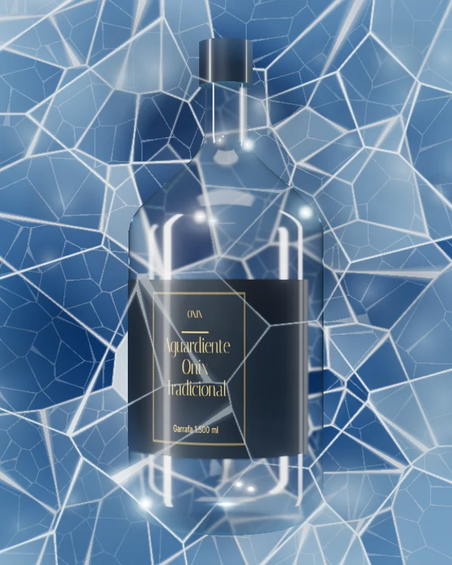 Aguardiente Onix Tradicional, Garrafa 1.500 ml, sobre hielo