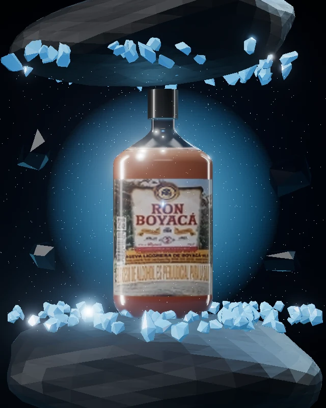 Ron Boyacá Añejo 3 Años, Petaca 175 ml, sobre hielo