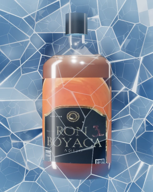 Ron Boyacá Añejo 3 Años, Media 375 ml, sobre hielo
