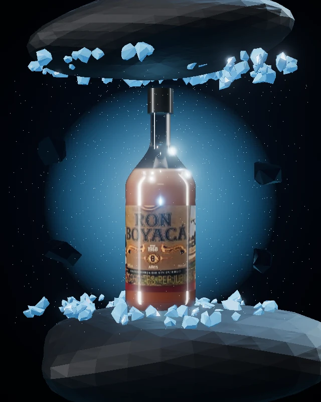 Ron Boyacá 8 Años, Botella 750 ml, sobre hielo