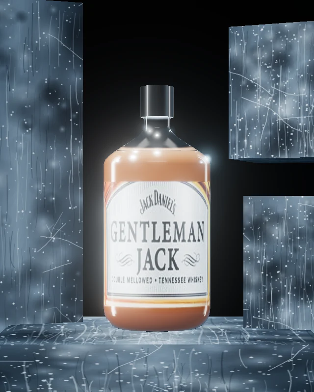 Gentleman Jack, Botella 700 ml, sobre hielo