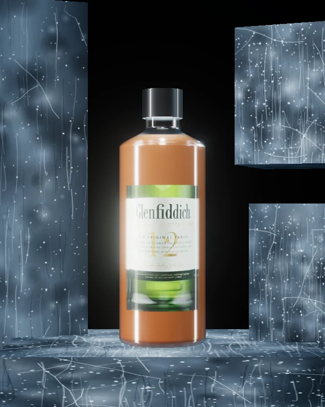Glenfiddich 12 Años, Botella 700 ml, sobre hielo