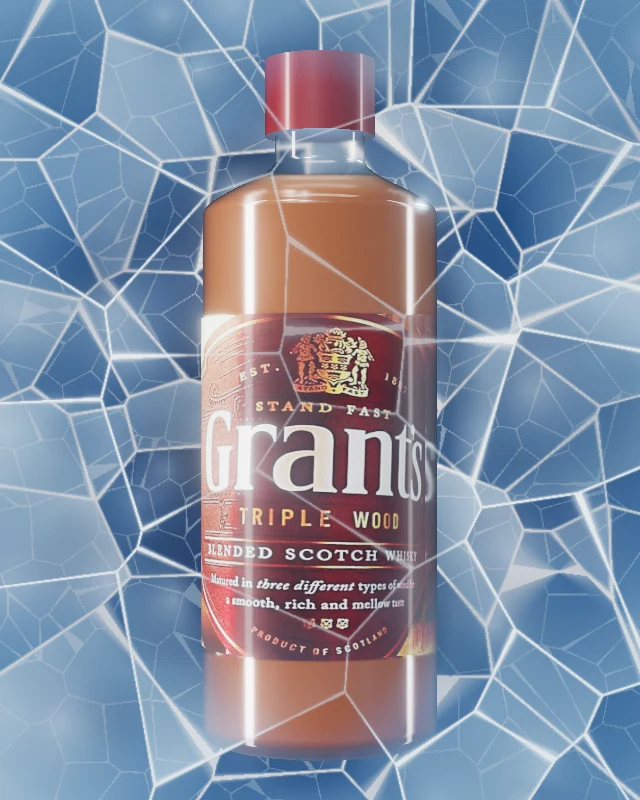 Grant’s Triple Wood, Botella 700 ml, sobre hielo