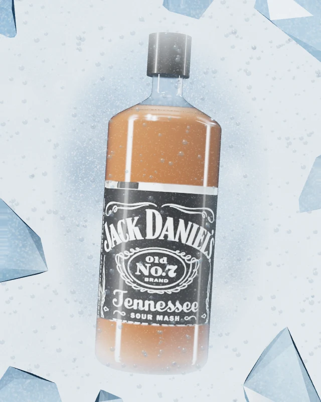 Jack Daniel’s Old No. 7, Litro 1.000 ml, sobre hielo