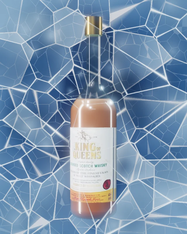King of Queens, Botella 750 ml, sobre hielo