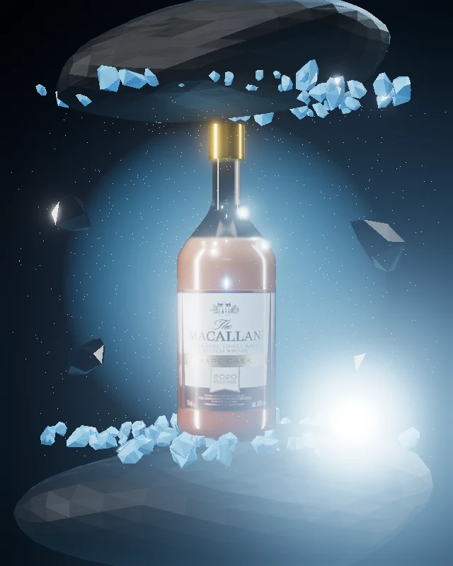 The Macallan Rare Cask, Botella 700 ml, sobre hielo